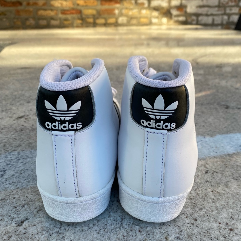 Excellent Condition Adidas Pro-Model Leather High… - image 8